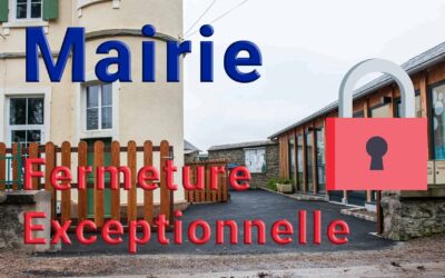 Mairie | Fermeture Exceptionnelle | Lundi 20 Mai 2024
